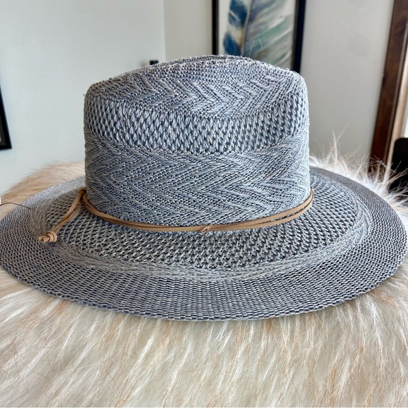 Bronxton Joia Gray Woven Hat - Picture 8 of 9
